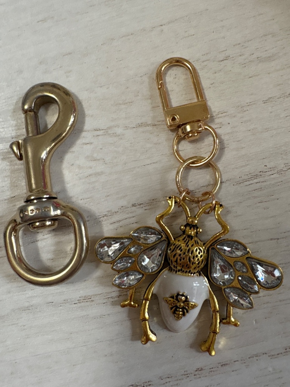 Upcycled Gucci Bag hardware into bag charm - Picture 5 of 6